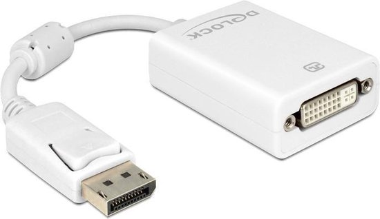 DeLOCK Displayport Naar Dvi-i Adapter - Wit