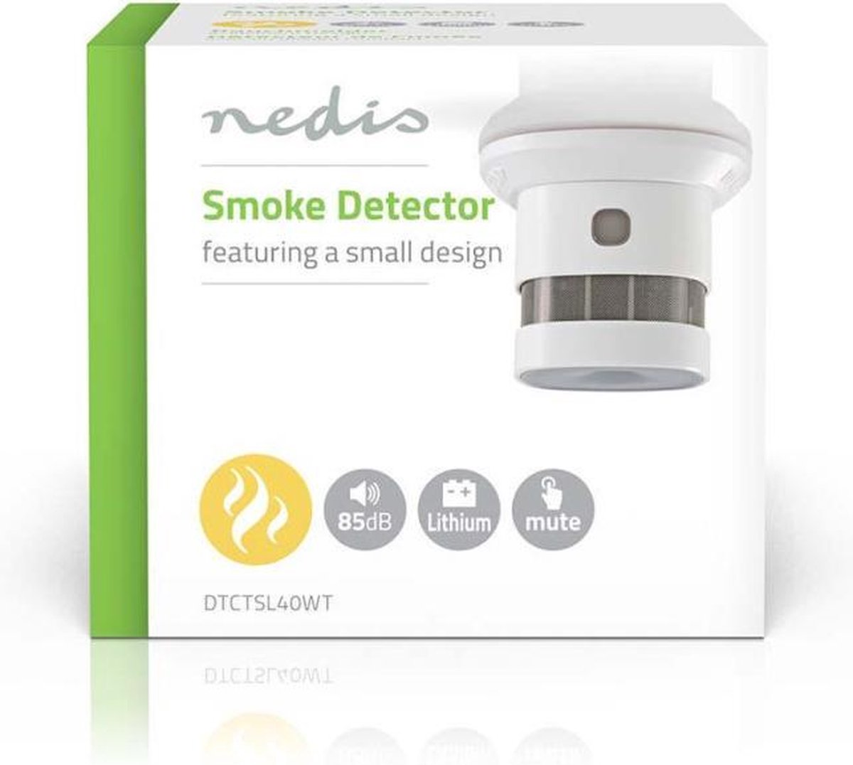 Nedis Rookmelder - Dtctsl40wt - - Wit