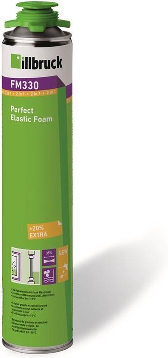 Illbruck FM330 Perfect Elasticfoam Pro | Elastisch Purschuim Rebus | 880 ML