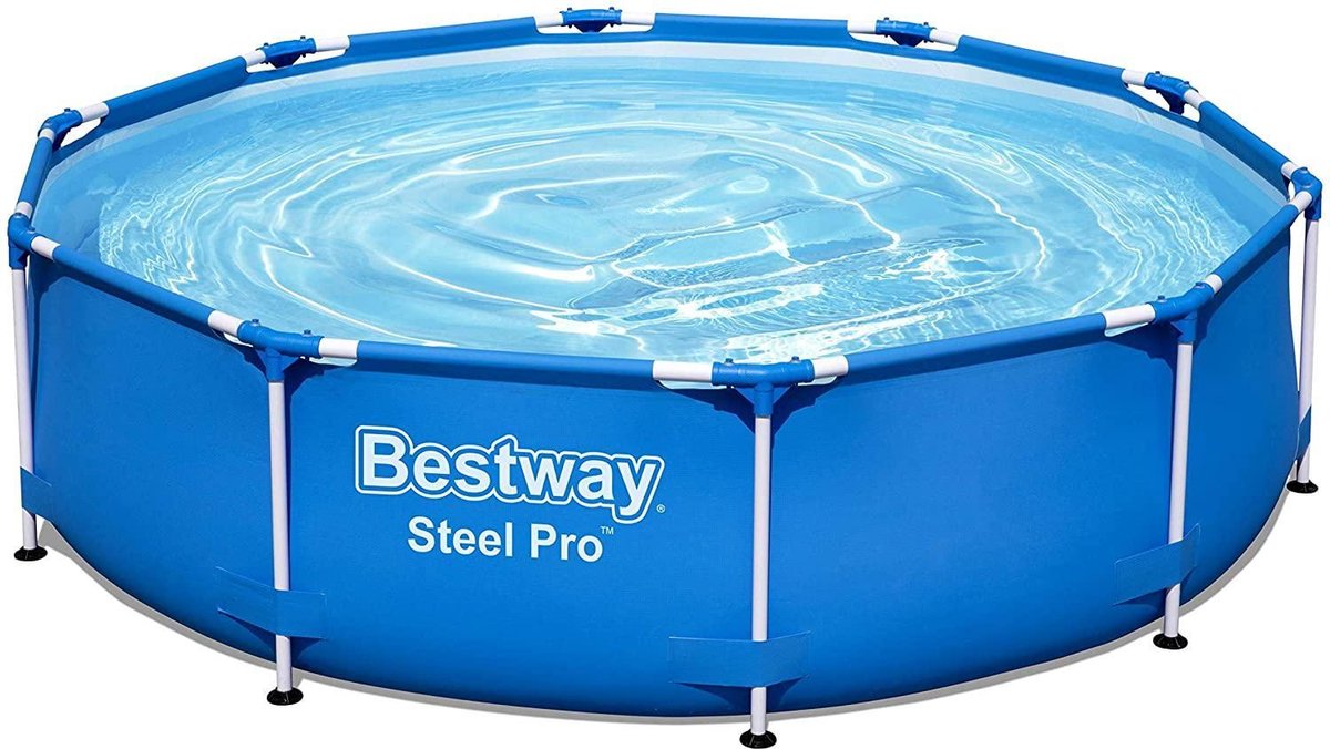 Bestway Steel Pro Zwembad Rond 366x76 Cm Stalen Frame 56706 - Blauw