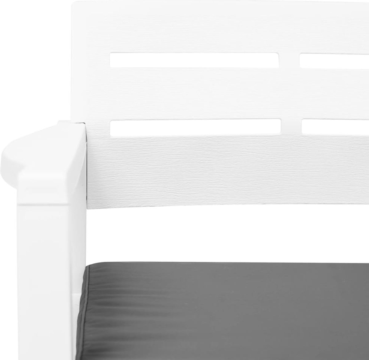 Vidaxl 3-delige Loungeset Kunststof - Wit