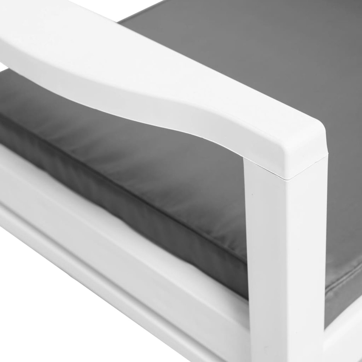 Vidaxl 3-delige Loungeset Kunststof - Wit