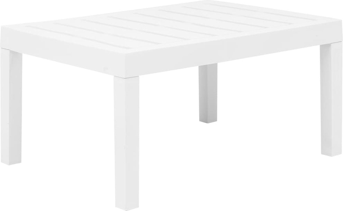 Vidaxl 3-delige Loungeset Kunststof - Wit