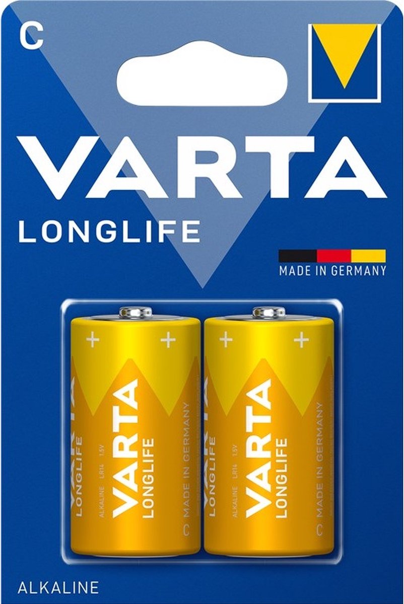 Varta Longlife Alkaline C/lr14 Blister 2