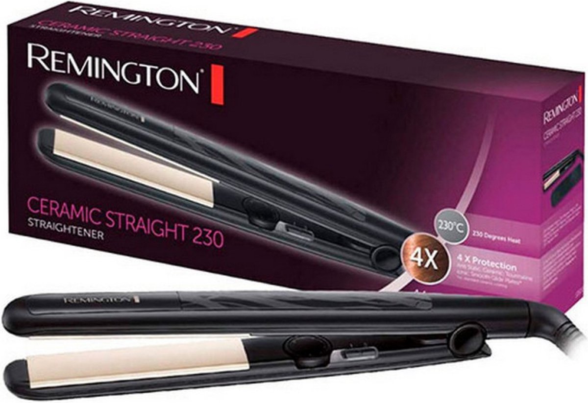 Remington S3500 Ceramic Straight 230 Stijltang - Zwart