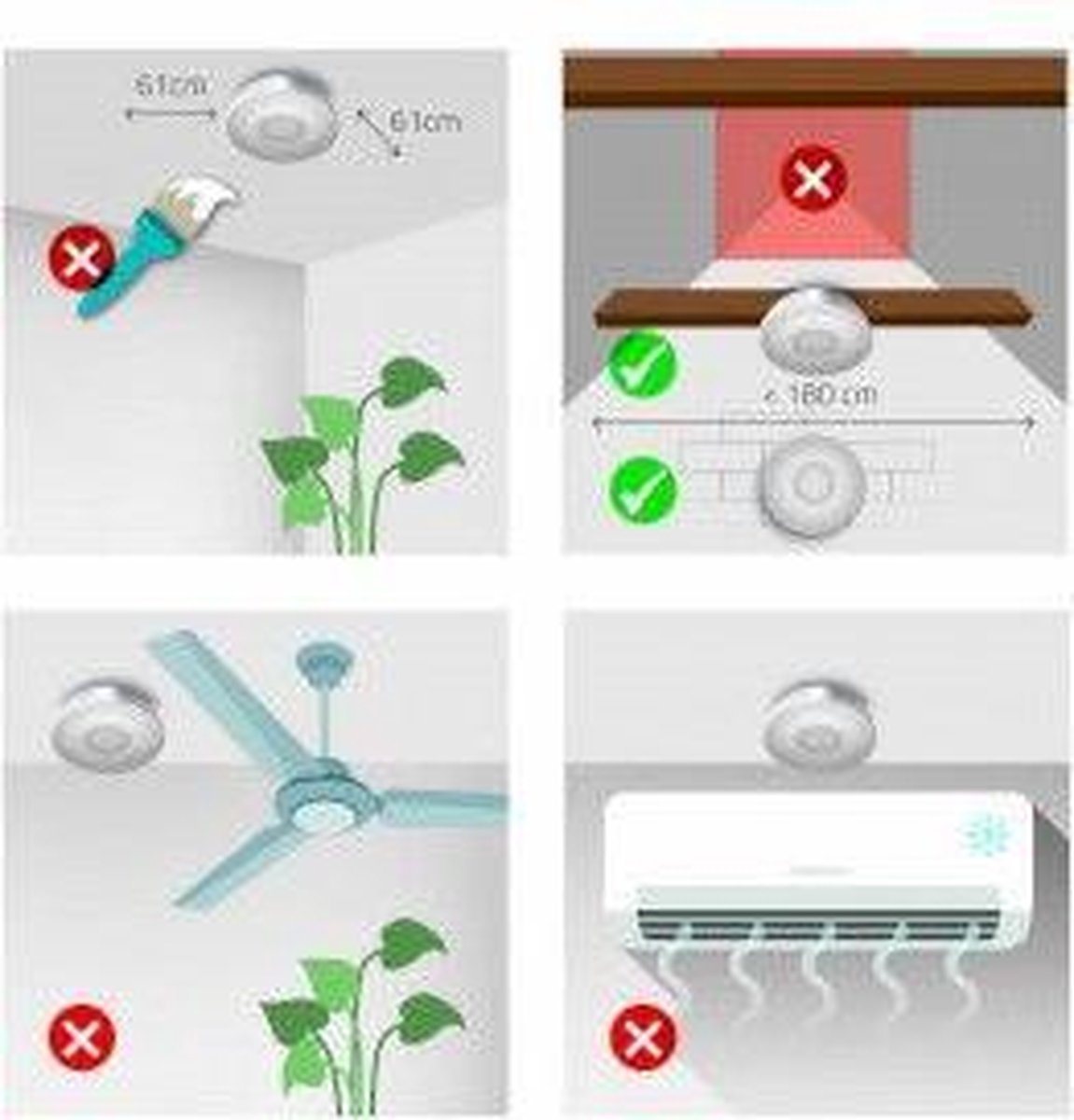 Nedis Rookmelder - Dtctsl30wt - - Wit
