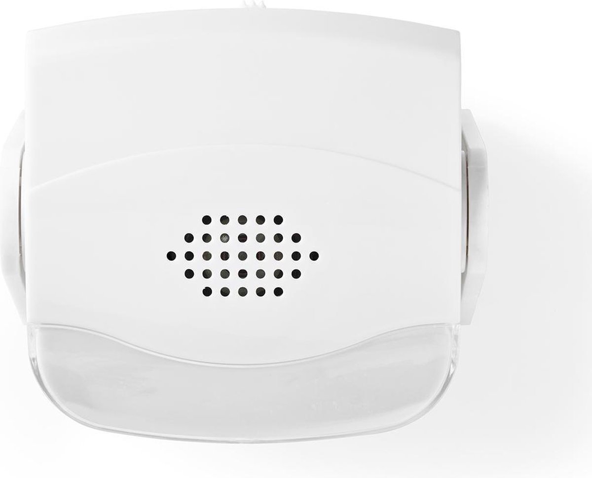 Nedis Bewegingsmelder Met Alarm - Amlrmmw40wt - - Wit