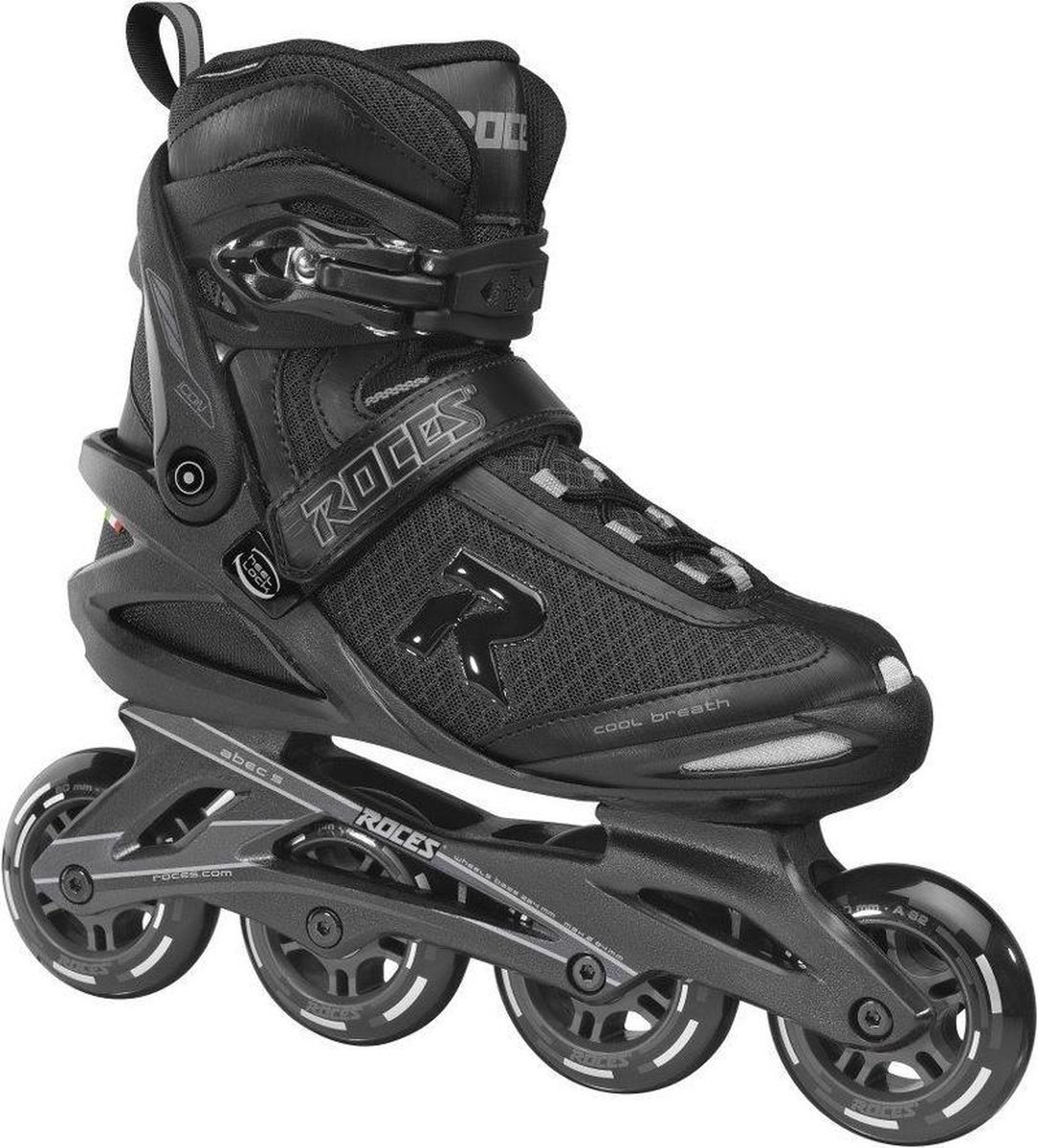 Roces Inline Skates Icon 80 Softboot 82a Maat 46 - Zwart