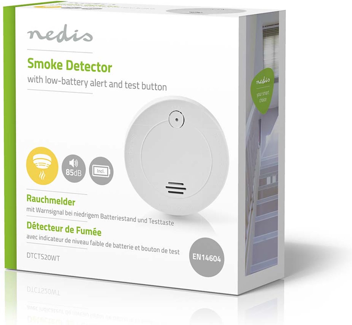 Nedis Rookmelder - Dtcts20wt - - Wit