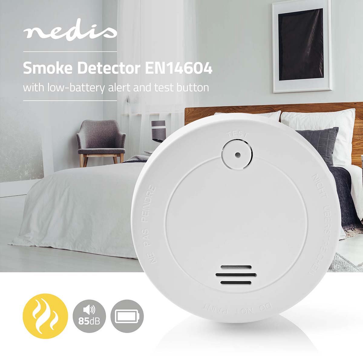 Nedis Rookmelder - Dtcts20wt - - Wit