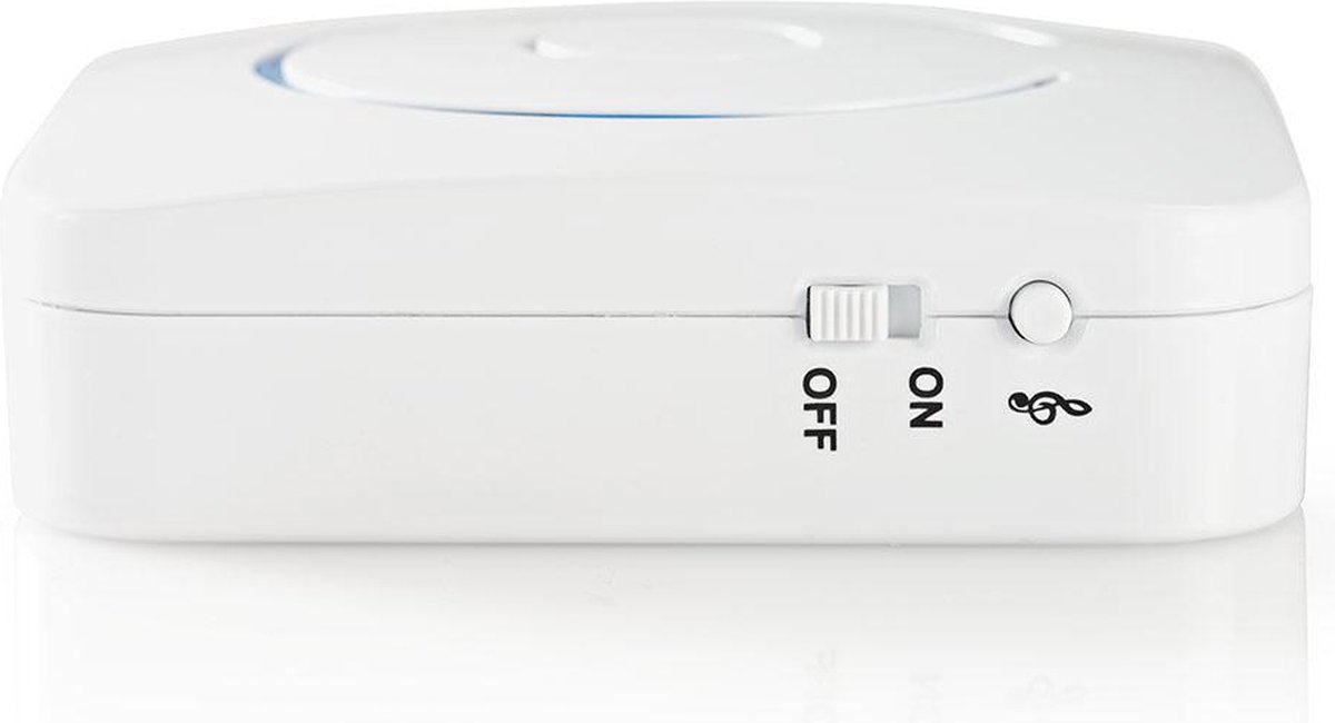 Nedis Bewegingsmelder Met Alarm - Alrmmw20wt - - Wit