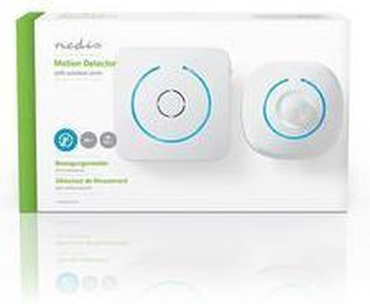 Nedis Bewegingsmelder Met Alarm - Alrmmw20wt - - Wit