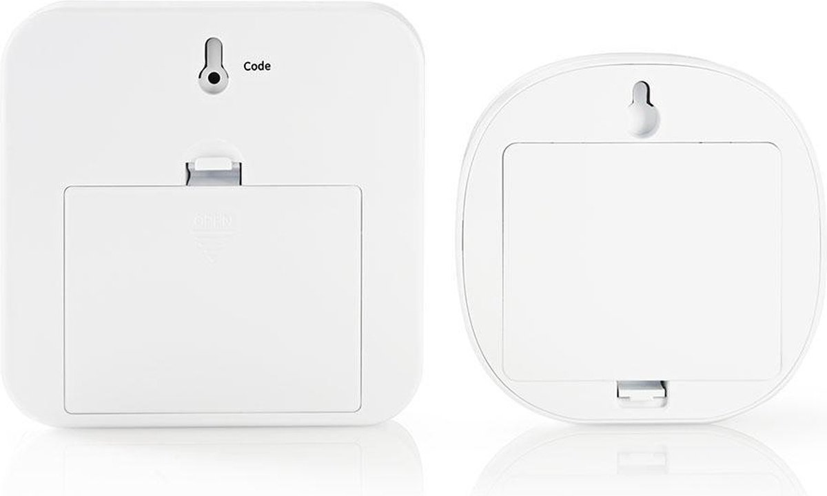 Nedis Bewegingsmelder Met Alarm - Alrmmw20wt - - Wit