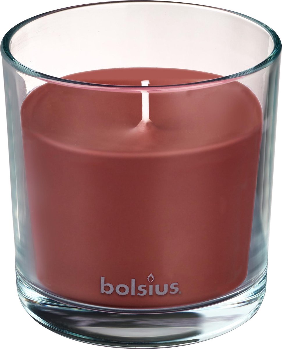 Bolsius Geurkaars True Scents Oud Wood 9,7 Cm Glas/wax - Bruin