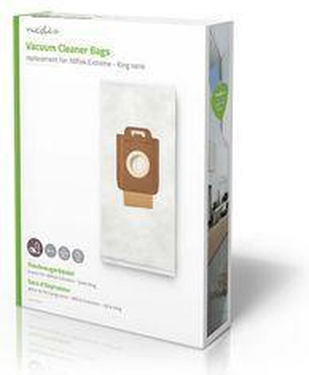 Nedis Stofzuigerzak - Dubg221nil4 - - Wit