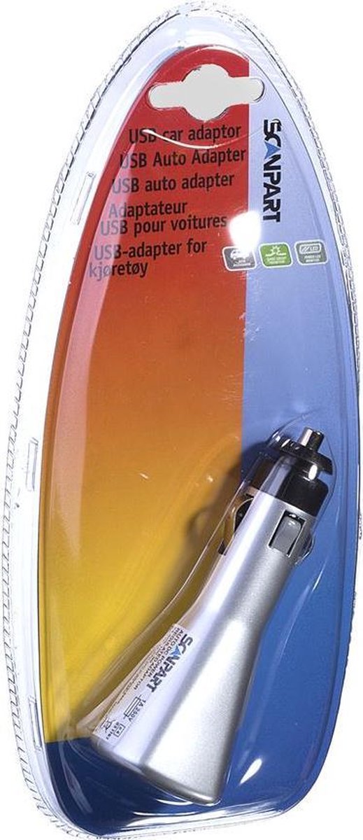 Scanpart Autolader Usb 12v Adapter 5v-1a