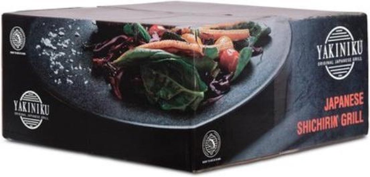 Yakiniku Houtskoolbarbecue Shichirin 34 X 17 Cm - Zwart