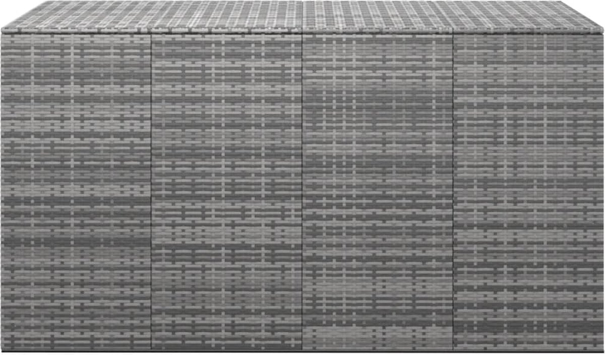 Vidaxl Tuinbox 194x100x103 Cm Polyetheen Rattan - Grijs