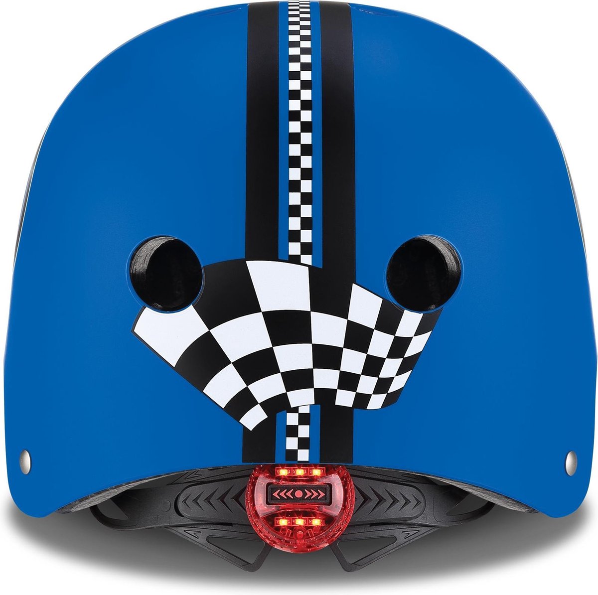 Globber Helm Elite Lights Maat 48/53 Cm - Blauw