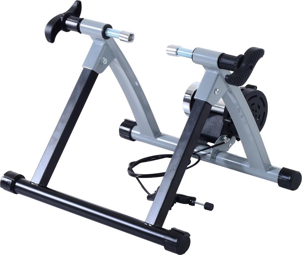 Fietstrainer - Ergotrainer - Hometrainer - 26-28"" - Magneetrem - - Grijs