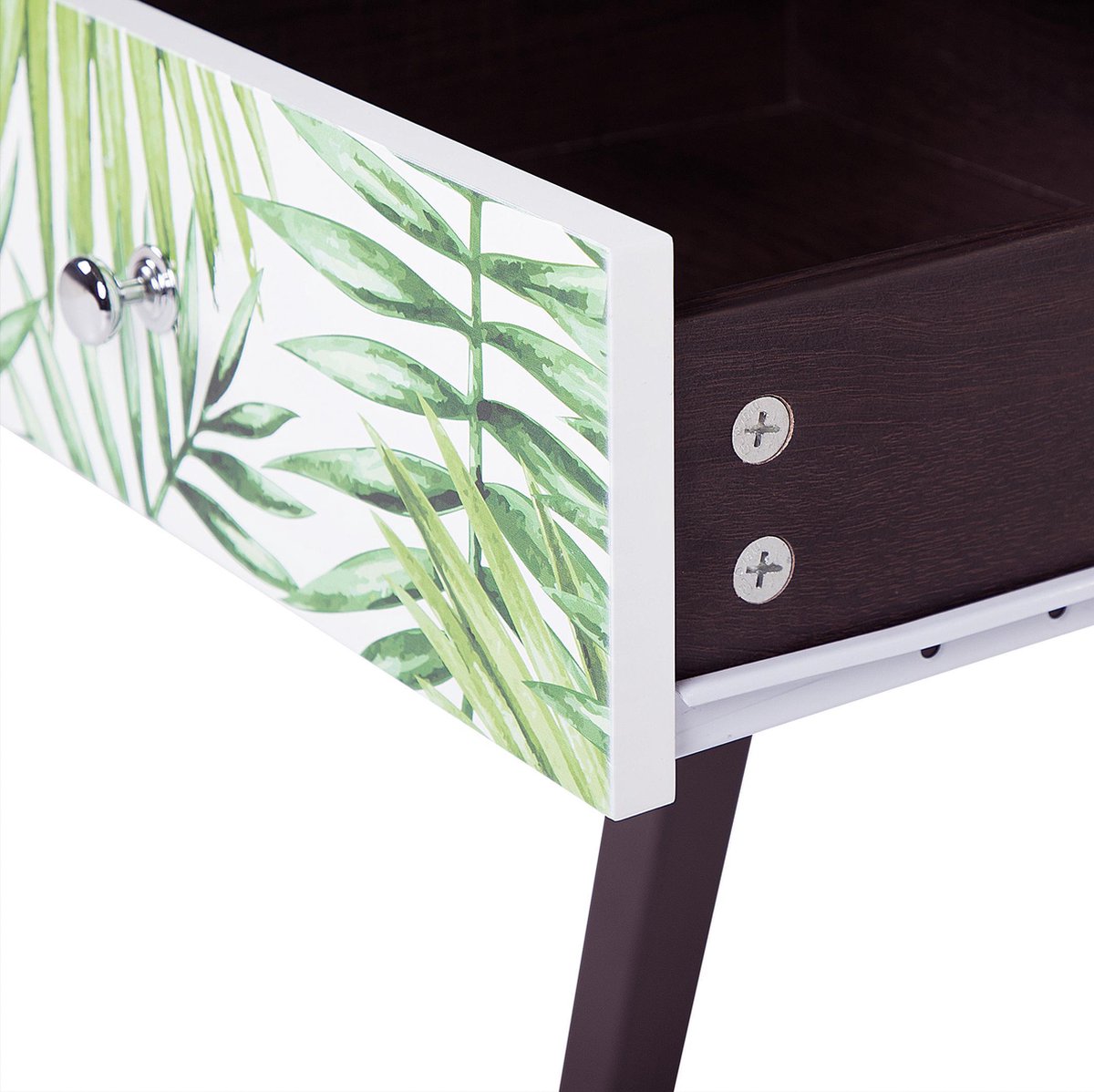 Beliani Rodes Nachtkastje Mdf 40 X 40 Cm - Bruin