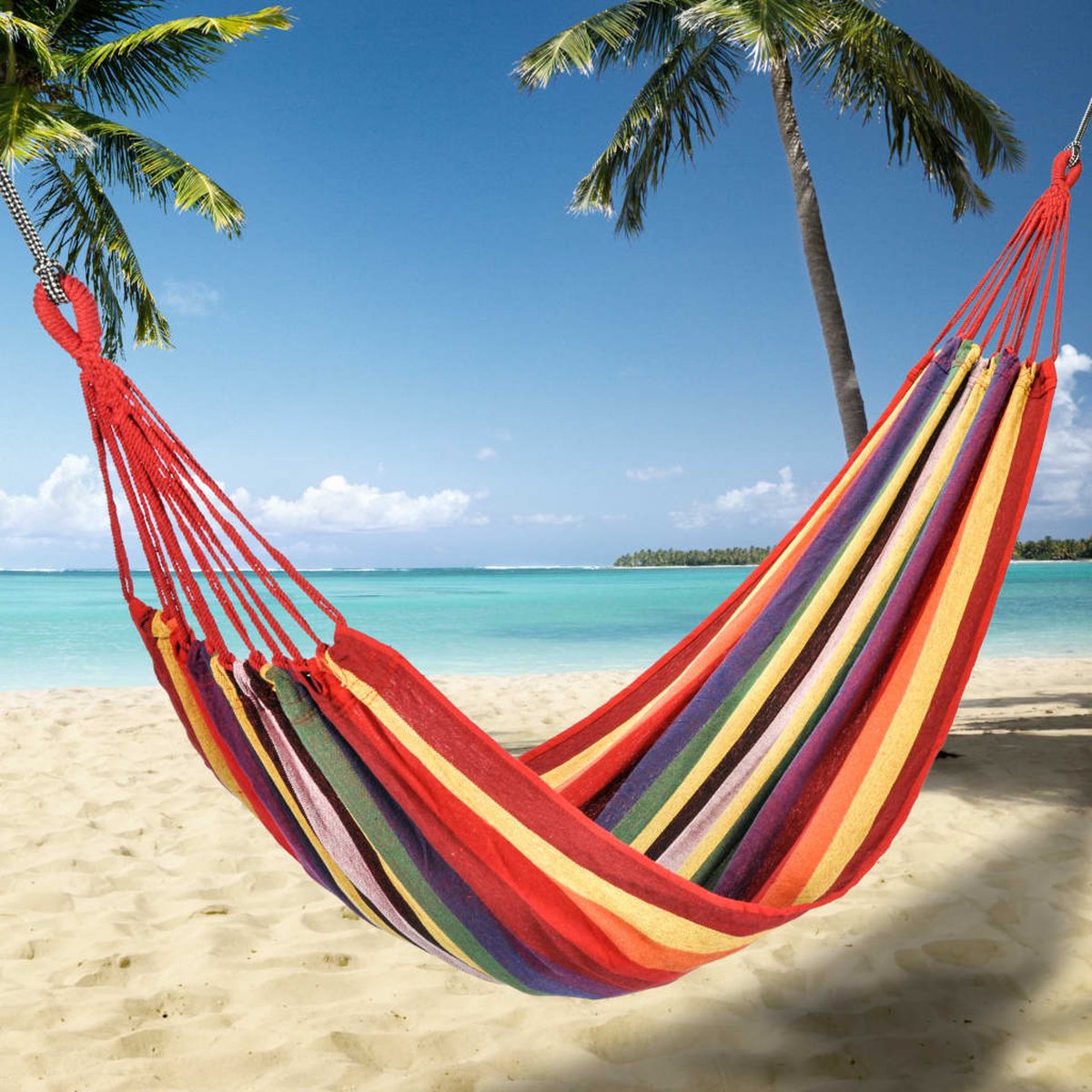 Haushalt - Hangmat Van Katoen - 190 X 80 Cm