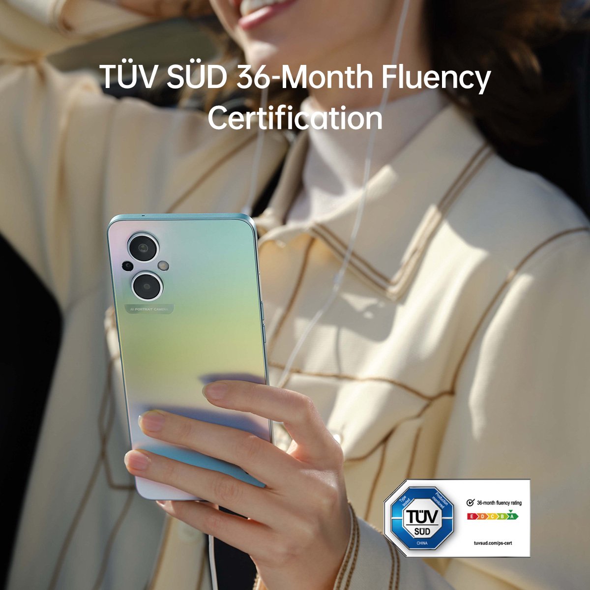 Oppo Reno8 Lite Dual-sim 5G - 128 GB Cosmic Black - Zwart