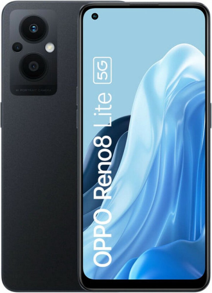 Oppo Reno8 Lite Dual-sim 5G - 128 GB Cosmic Black - Zwart