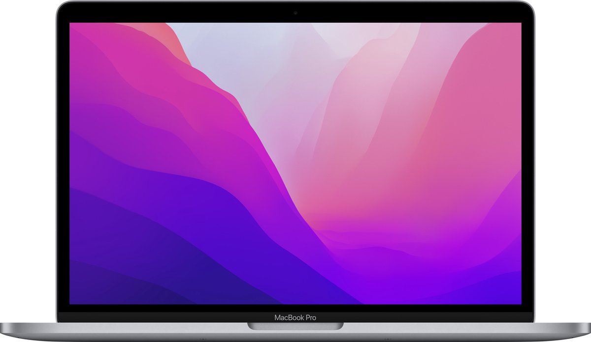 Apple MacBook Pro 13.3 (2022) - Space M2 10-Core GPU 8GB 512GB - Grijs