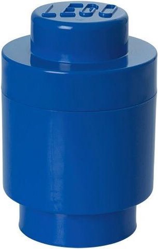 Lego Set Van 2 - Opbergbox Brick 1 Rond, - - Blauw