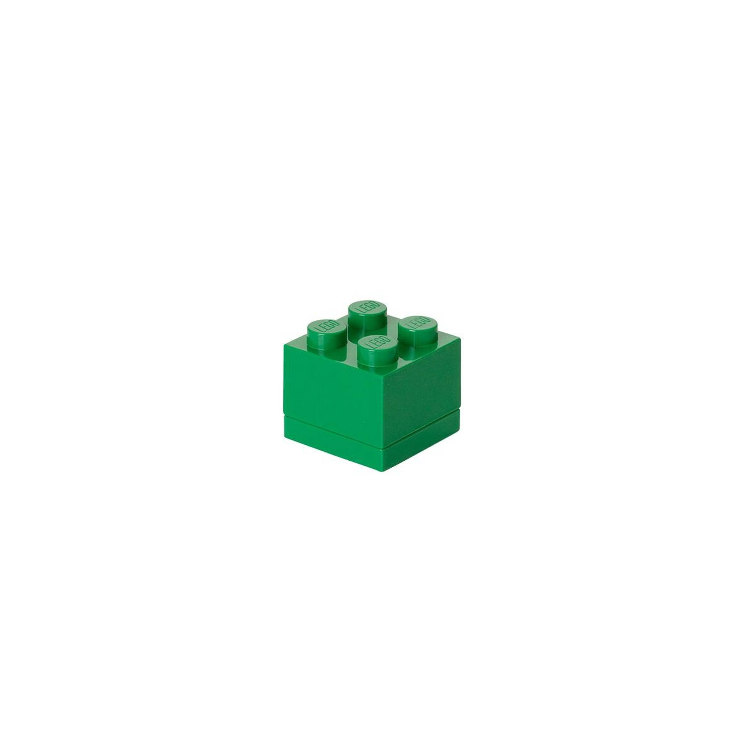 Lego Set Van 4 - Opbergbox Mini 4, - - Groen