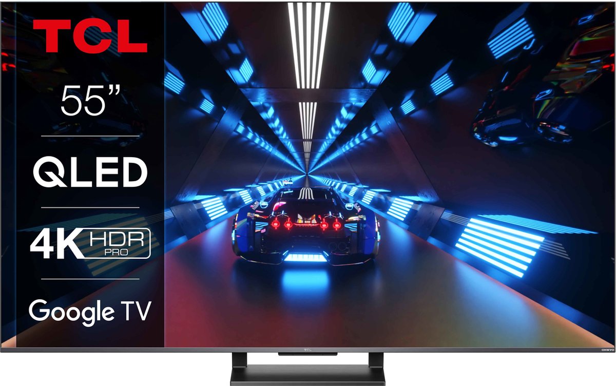 TCL OLED 4K TV 55C735 (2022) - Negro