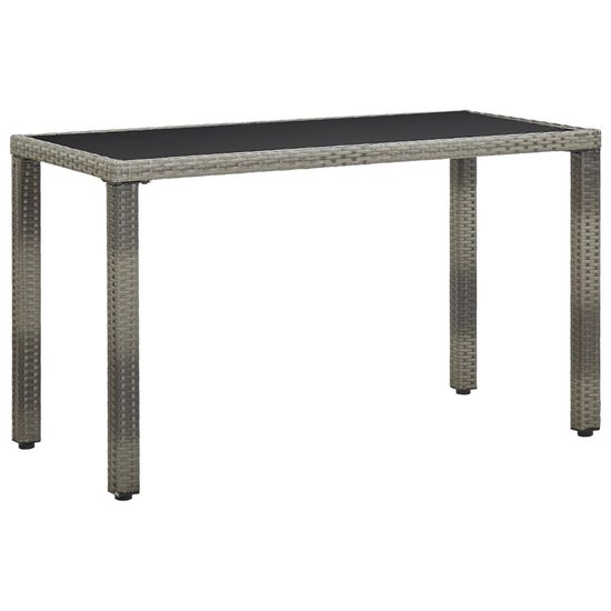 Vidaxl 5-delige Tuinset Met Kussens Poly Rattan - Grijs