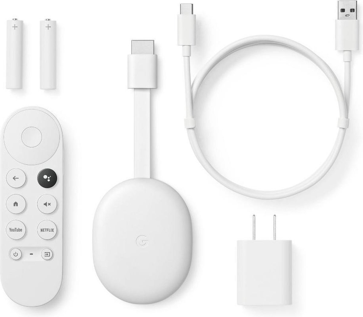 Google Chromecast met TV - - Wit
