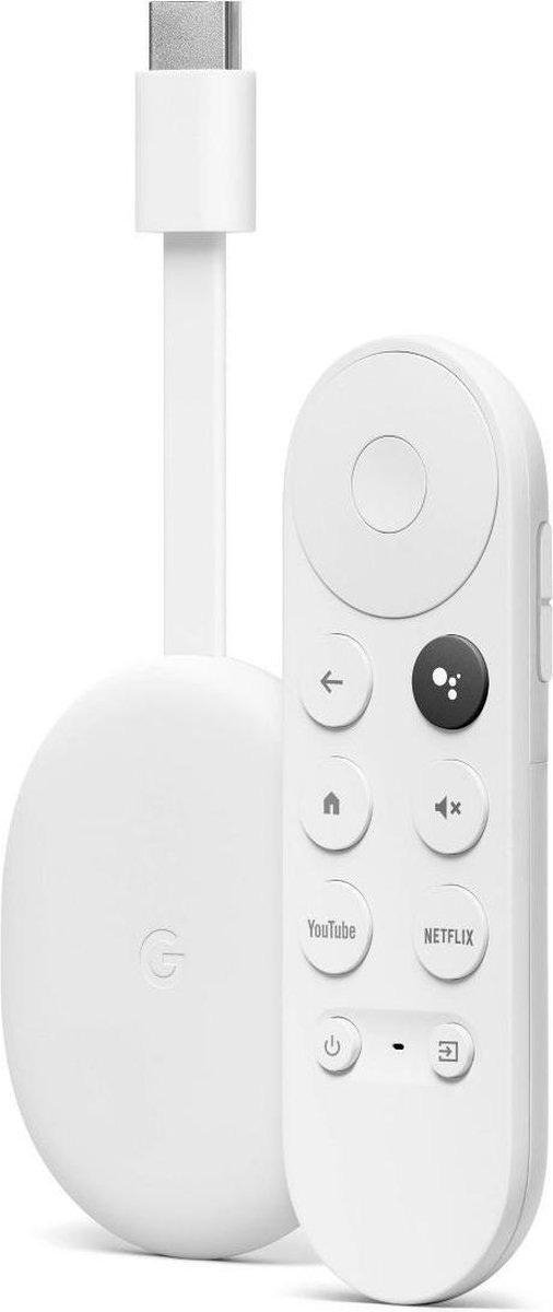 Google Chromecast met TV - - Wit