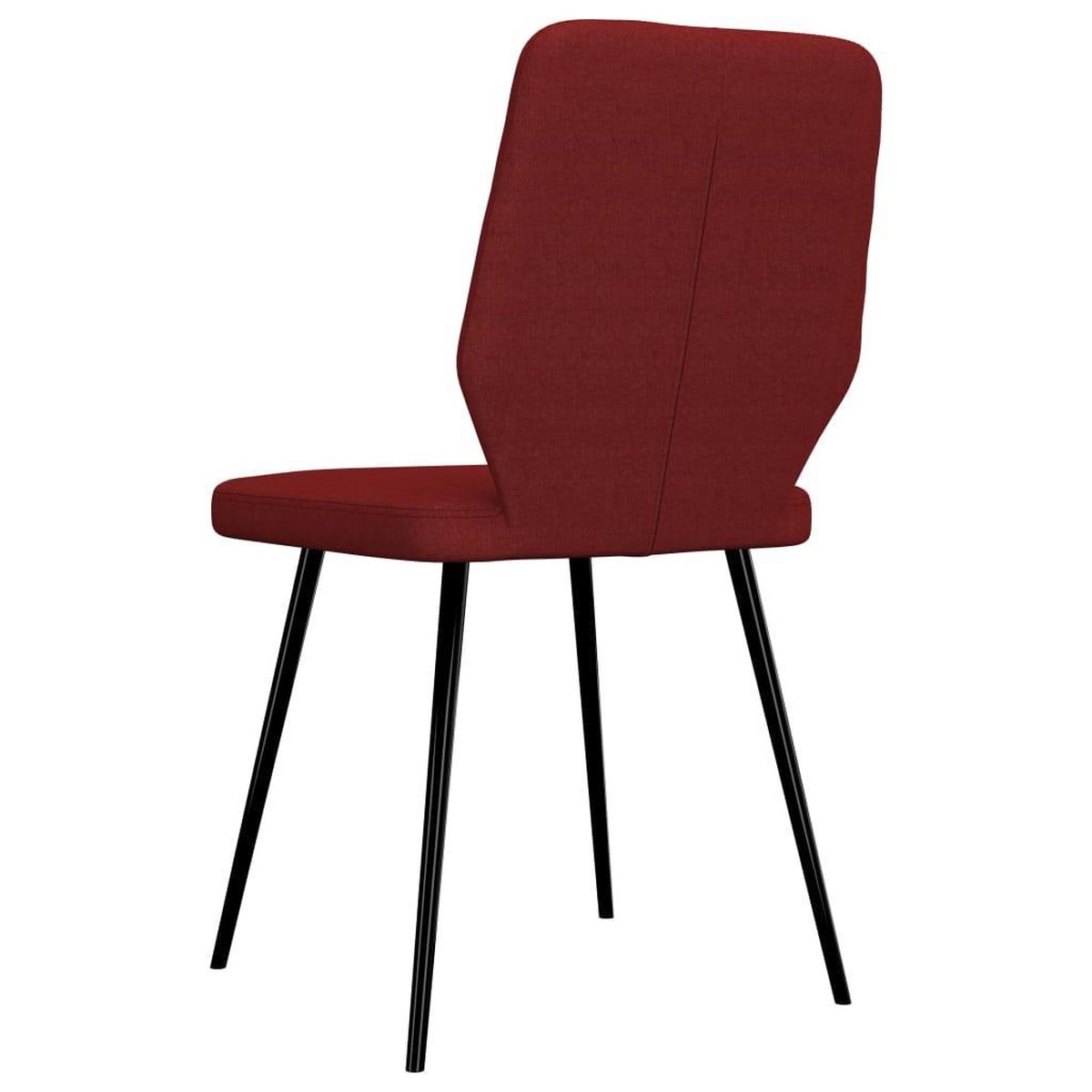 Vidaxl Eetkamerstoelen 4 St Stof Wijn - Rood