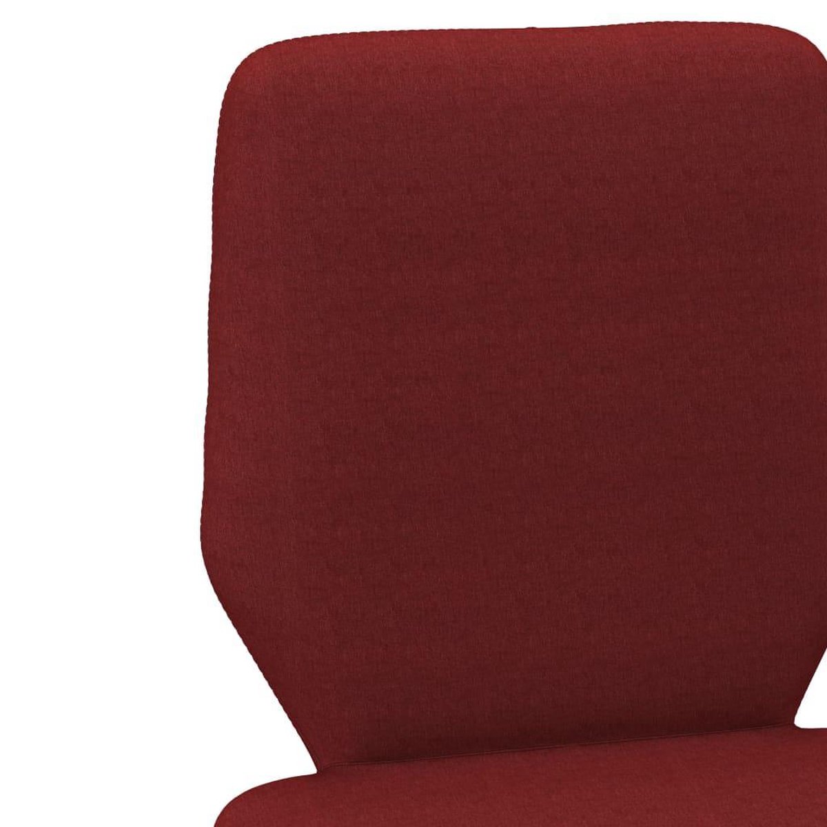 Vidaxl Eetkamerstoelen 4 St Stof Wijn - Rood