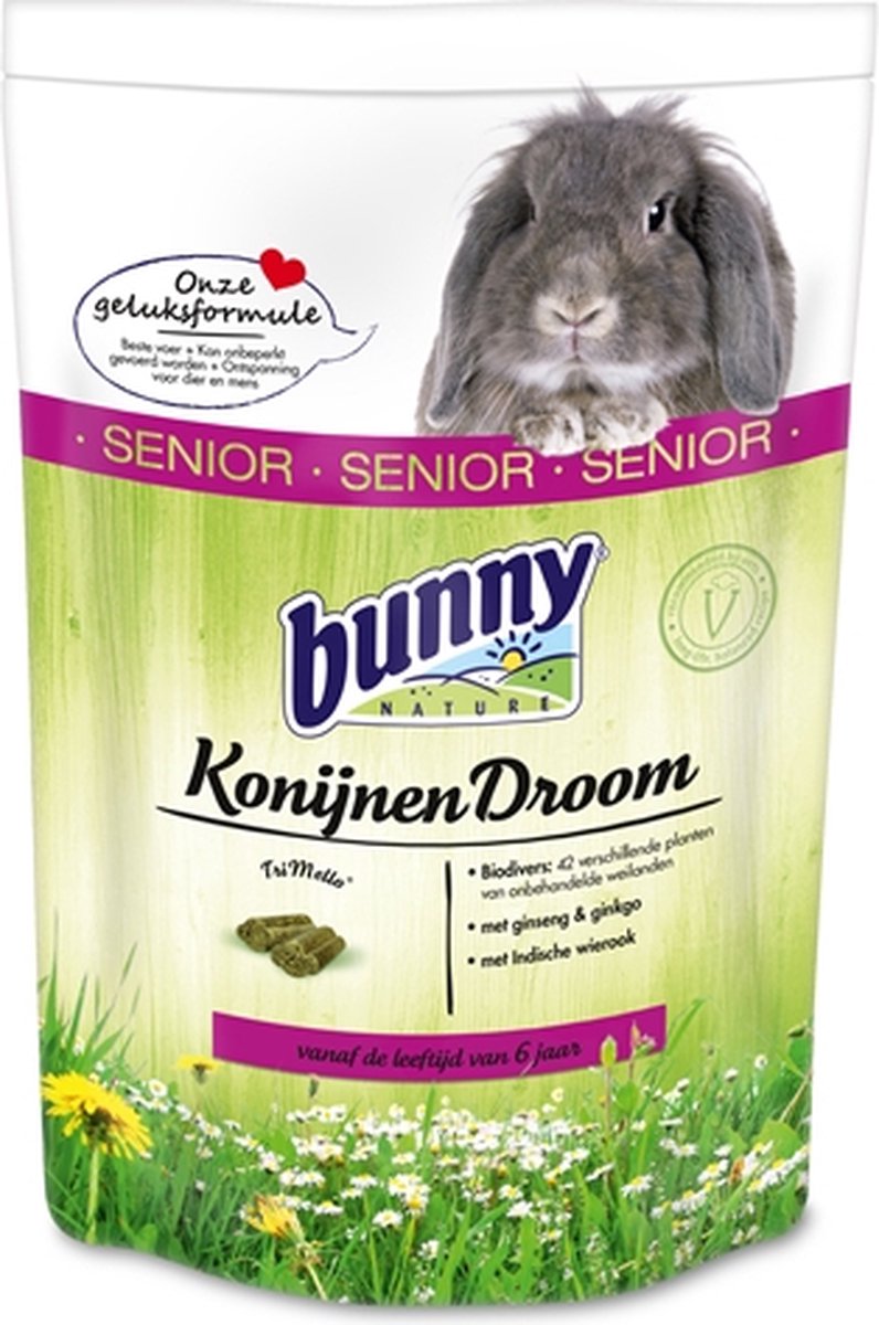 Bunny Pienso completo para conejos senior Rabbit Dream