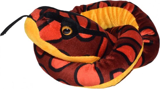 Wild Republic Knuffel Regenboogboa Junior 137 Cm Pluche - Bruin