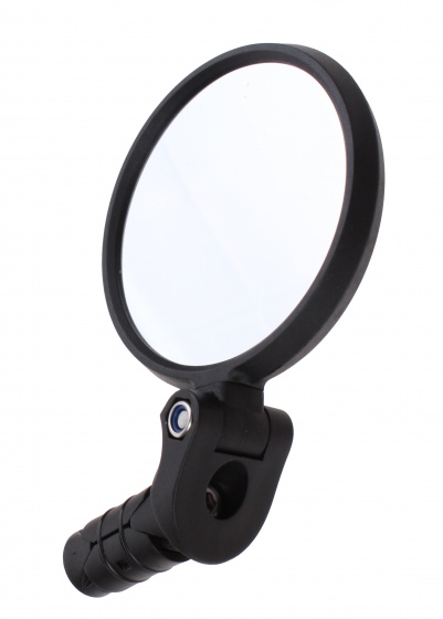 VWP stuurspiegel verstelbaar rond 70 mm - Zwart