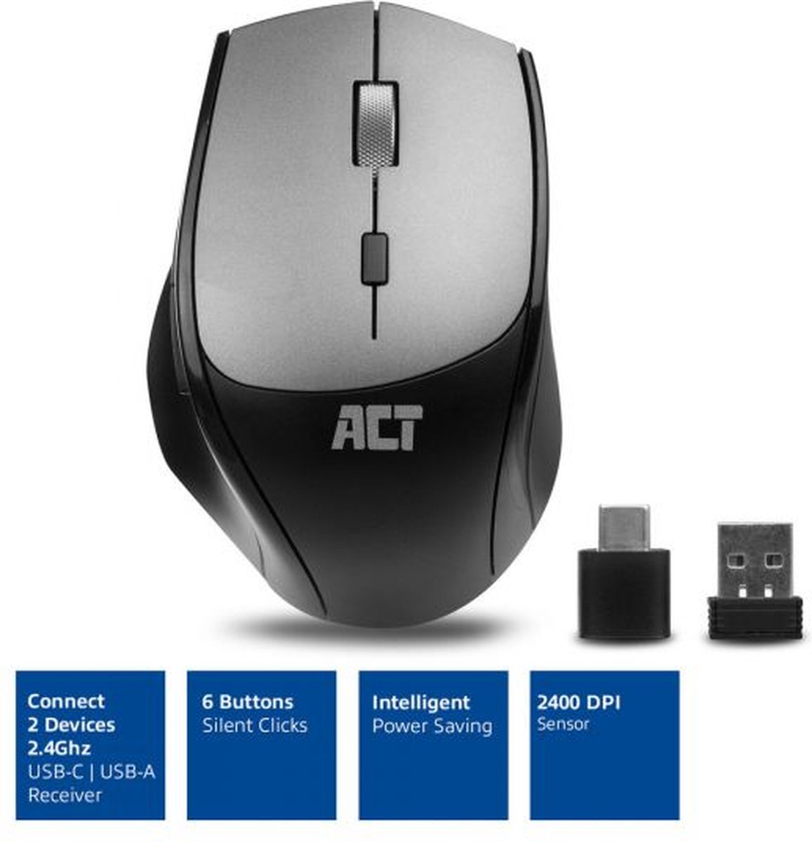 ACT AC5150 dual-connect muis