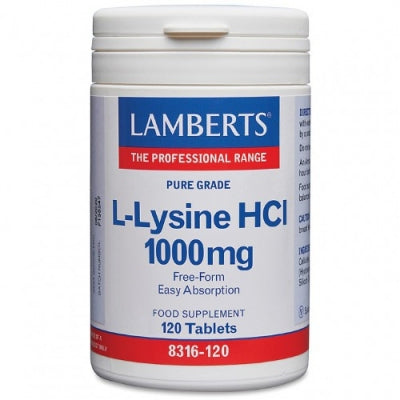 Lamberts L lysine 1000 mg L8316 120 120 Tabletten