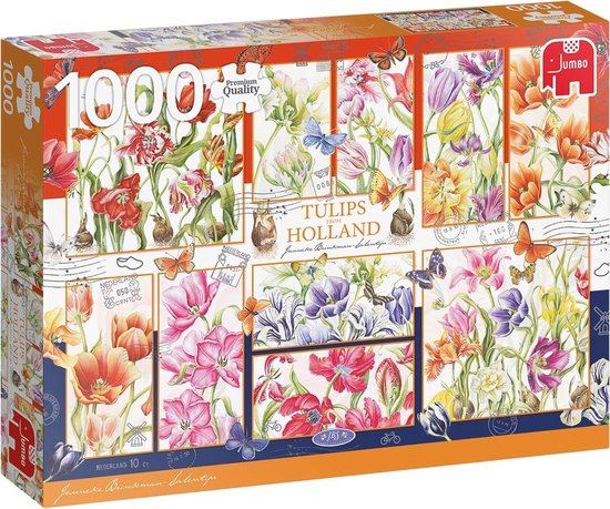 Jumbo Legpuzzel Janneke Brinkman: Nederlandse Tulpen 1000 Stukjes