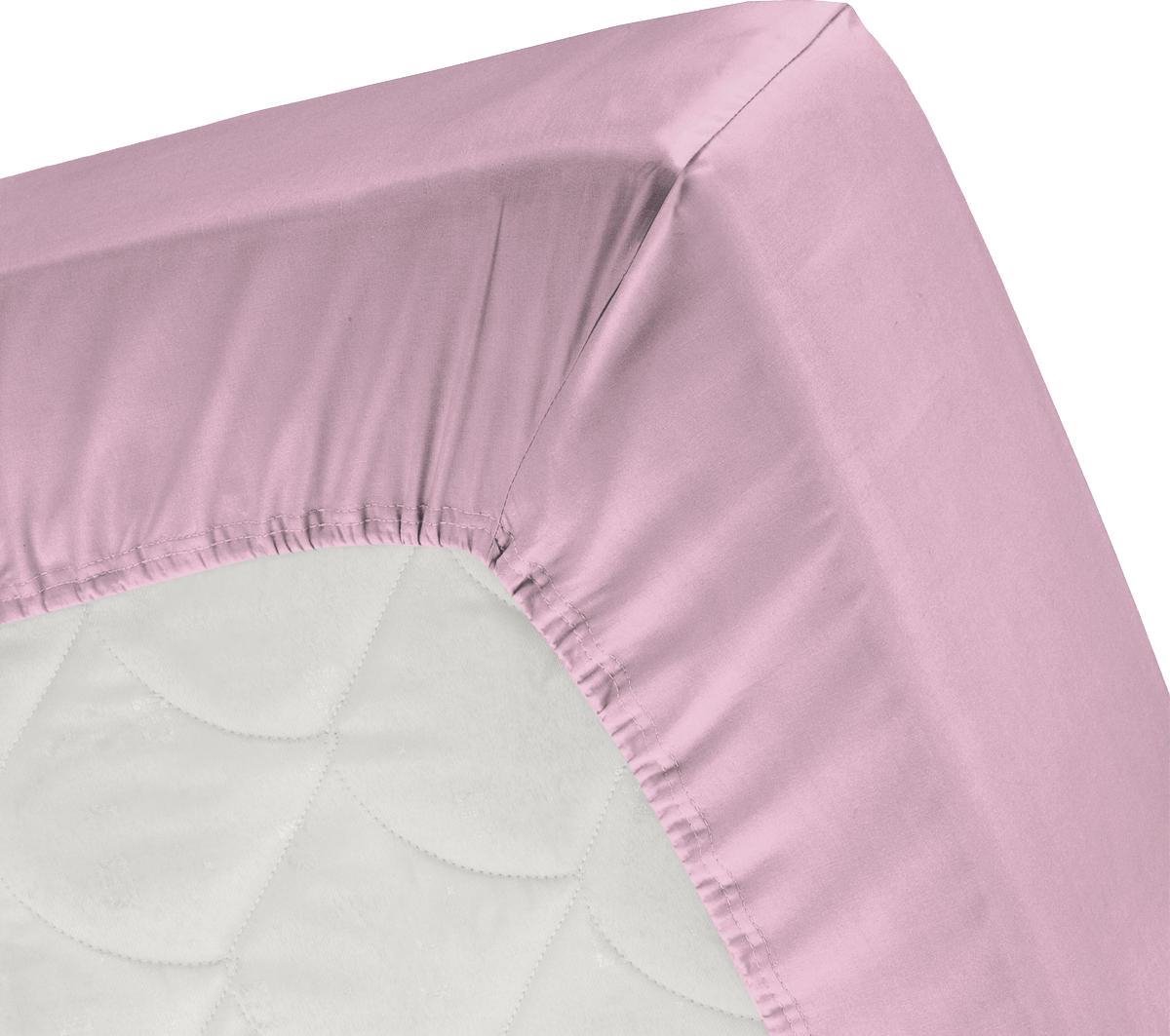 Cinderella Hoeslaken Basic Katoen 40cm Hoekhoogte - Candy 180x210cm - Roze