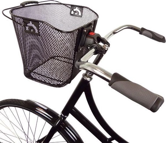 DRESCO Fietsmand Voor 13 Liter Staal - Zwart