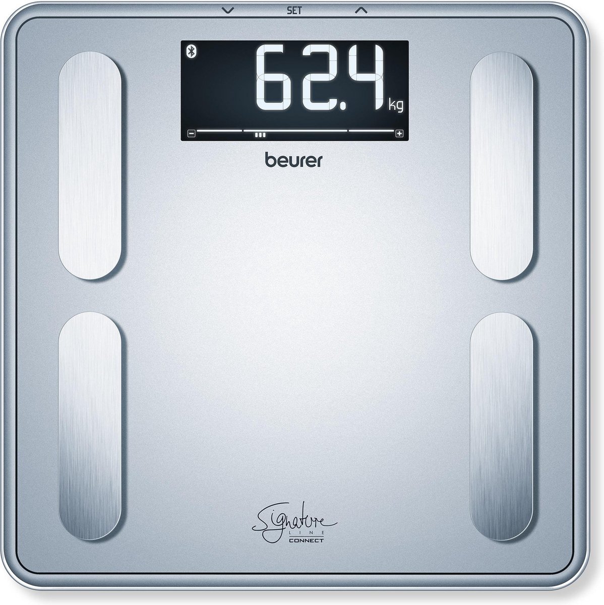 Beurer Bf405 Personenweegschaal Lichaamsanalyse Bluetooth 200kg Zilver - Silver