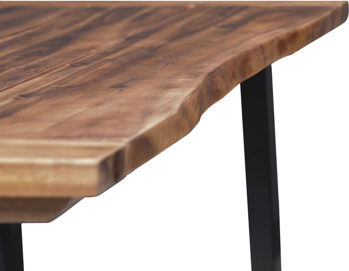 Vidaxl Eettafel 180x90cm Massief Acaciahout - Bruin
