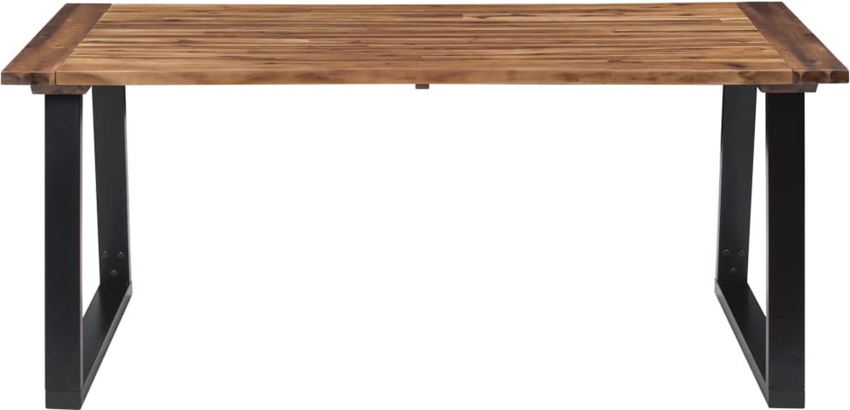 Vidaxl Eettafel 180x90cm Massief Acaciahout - Bruin