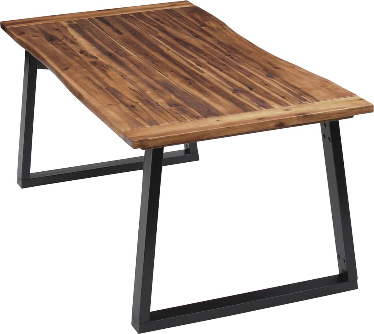 Vidaxl Eettafel 180x90cm Massief Acaciahout - Bruin