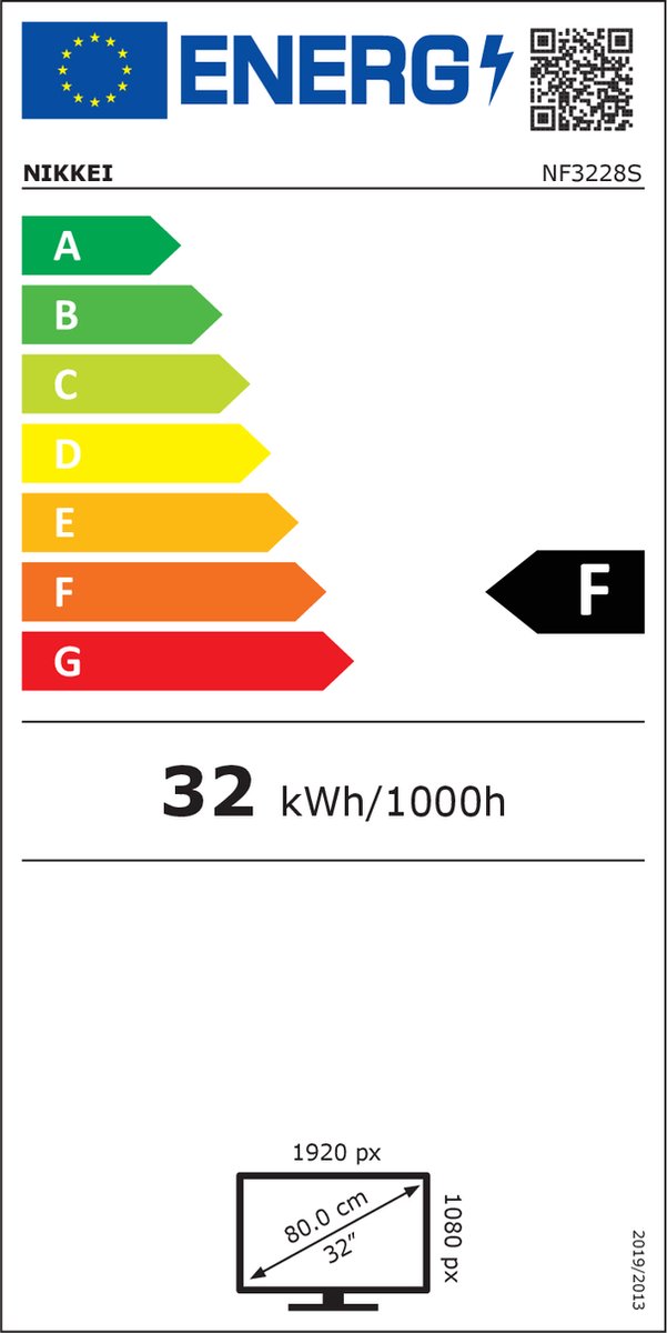 Nikkei Nf3228s - 32 Inch - Full Hd - Smart Tv - Zwart